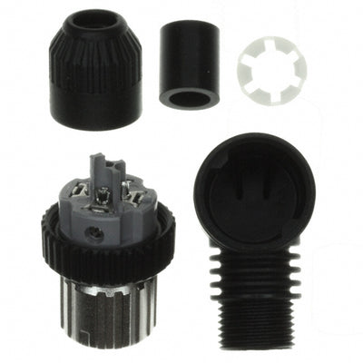 XS5C-D4S2 by Omron Automation and Safety - CONNECTOR RECPT FMALE 4POS GOLD SCREW