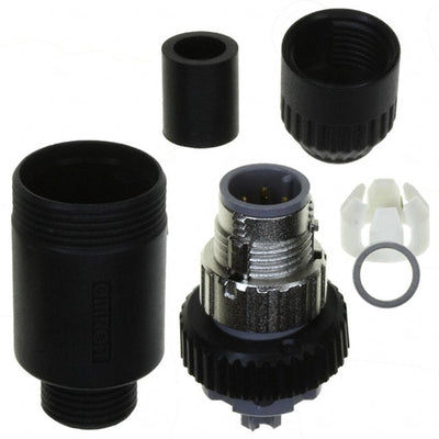 XS5G-D4S9 by Omron Automation and Safety - CONNECTOR PLUG MALE 4POS GOLD SCREW