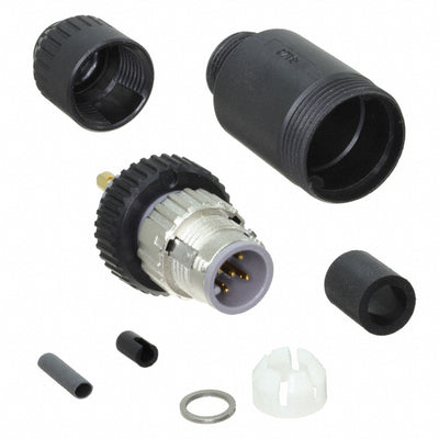 XS5G-D5S7 by Omron Automation and Safety - CONNECTOR PLUG MALE 5POS GOLD SCREW