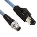 XS5W-T421-DMC-K by Omron Automation and Safety - CABLE ASSY ETHERNET M12-RJ45 2M