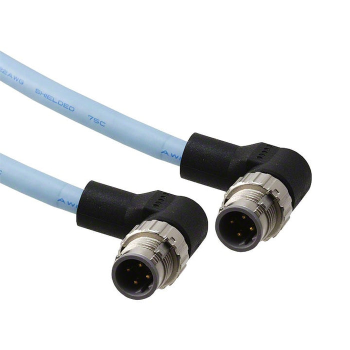 XS5W-T422-DM2-K by Omron Automation and Safety - CABLE 4POS MALE TO FMALE 6.56