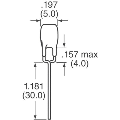 VY2332M41Y5US63L7 by Vishay Beyschlag/Draloric/BC Components - CERAMIC CAP 3300PF 440VAC Y5U RADIAL