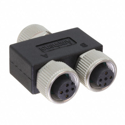 YA-A03F-A03F-A03F-01 by Amphenol LTW - CONNECTOR Y-ADPT 3P-3/3P F-F/F INLINE