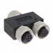 YA-A03F-A03F-A03F-01 by Amphenol LTW - CONNECTOR Y-ADPT 3P-3/3P F-F/F INLINE