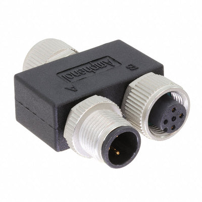 YA-A03F-A03M-A03F-01 by Amphenol LTW - CONNECTOR Y-ADPT 3P-3/3P F-F/M INLINE