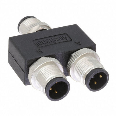 YA-A03M-A03M-A03M-01 by Amphenol LTW - CONNECTOR Y-ADPT 3P-3/3P M-M/M INLINE