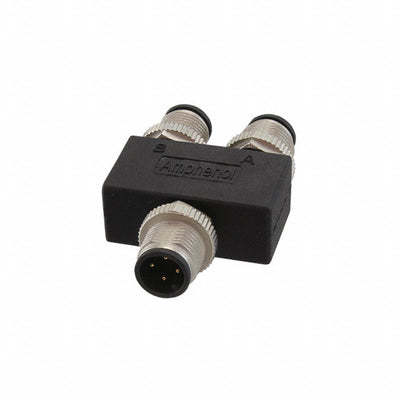 YA-A04M-A04M-A04M-01 by Amphenol LTW - CONNECTOR Y-ADPT 4P-4/4P M-M/M INLINE