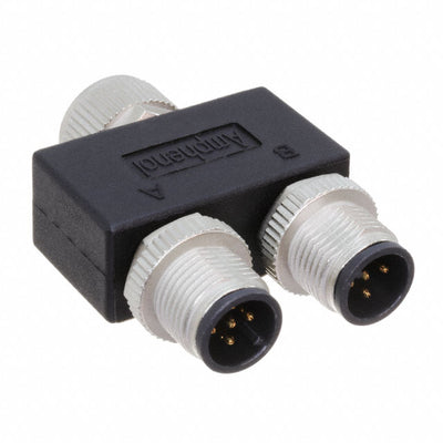 YA-A05F-A05M-A05M-01 by Amphenol LTW - CONNECTOR Y-ADPT 5P-5/5P F-M/M INLINE
