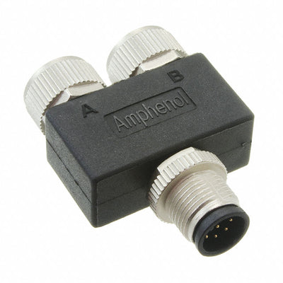 YA-A08M-A08F-A08F-01 by Amphenol LTW - CONNECTOR Y-ADPT 8P-8/8P M-F/F INLINE