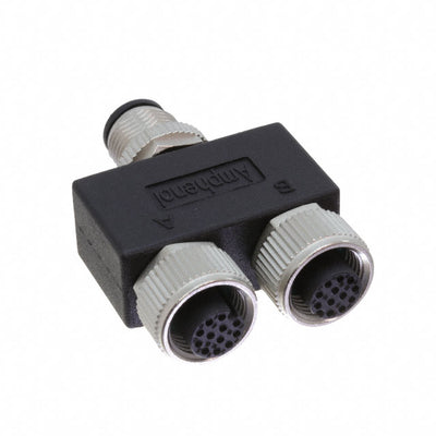 YA-A12M-A12F-A12F-01 by Amphenol LTW - CONNECTOR Y-ADAPTER 12P-12/12P M-F/F