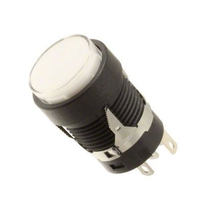 YB15MKW01-6G-JB by NKK Switches - PUSH SWITCH BUTTON SPDT 3A 125V