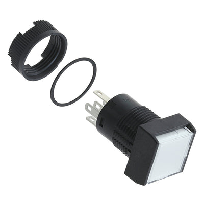 YB15WSKW01-5C12-JB by NKK Switches - PUSH SWITCH BUTTON SPDT 3A 125V