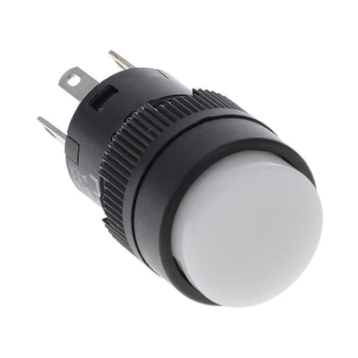 YB16CKW01-BB by NKK Switches - PUSH SWITCH BUTTON SPDT 3A 125V