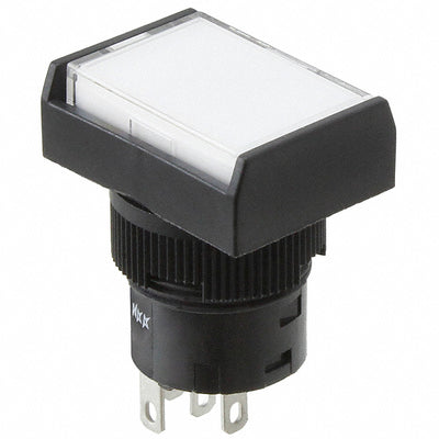 YB16RKW01-6B-JB by NKK Switches - PUSH SWITCH BUTTON SPDT 3A 125V