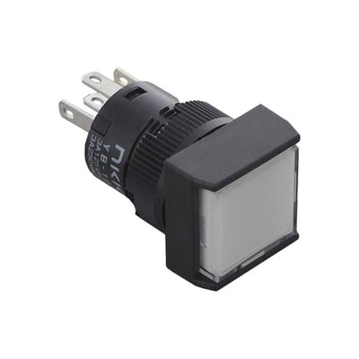 YB16SKW01-6G-JB by NKK Switches - PUSH SWITCH BUTTON SPDT 3A 125V