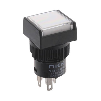 YB16WSKW01-5C-JB by NKK Switches - PUSH SWITCH BUTTON SPDT 3A 125V