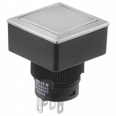 YB216CWSPW01-N-P by NKK Switches - PUSH SWITCH BUTTON SPDT 3A 125V