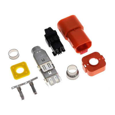 YHVA630-2PHM-6MM-A by TE Connectivity Deutsch Connectors - HVA630-2PHM,6SQMM,KEY A