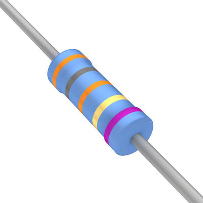 YR1B38R3CC by TE Connectivity Passive Product - RESISTOR 38.3 OHM 0.1% 1/4W AXIAL