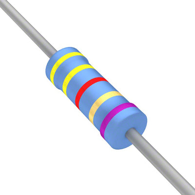 YR1B44R2CC by TE Connectivity Passive Product - RESISTOR 44.2 OHM 0.1% 1/4W AXIAL