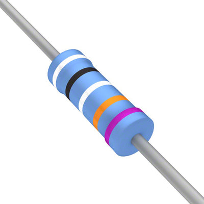 YR1B909KCC by TE Connectivity Passive Product - RESISTOR 909K OHM 0.1% 1/4W AXIAL
