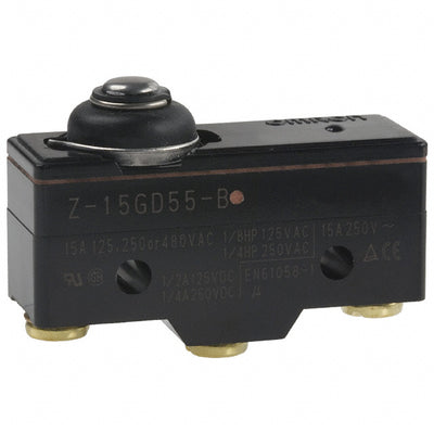 Z-15GD55-B by Omron Automation and Safety - SNAP ACT ION SWITCHION SPDT 15A 125V