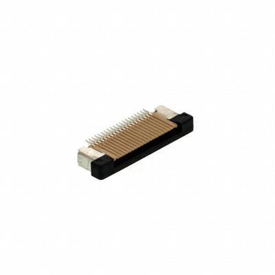 ZF5S-20-01-T-WT-TR by Samtec Inc. - CONNECTOR FFC BOTTOM 20POS 0.5MM R/A
