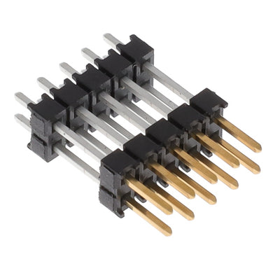 ZW-05-09-L-D-443-190 by Samtec Inc. - CONNECTOR HDR 10POS 0.1 STACK T/H