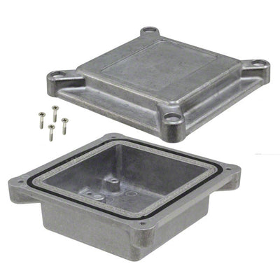 ANS-3801 by Bud Industries - BOX ALUM NAT 3.787""L X 3.787""W