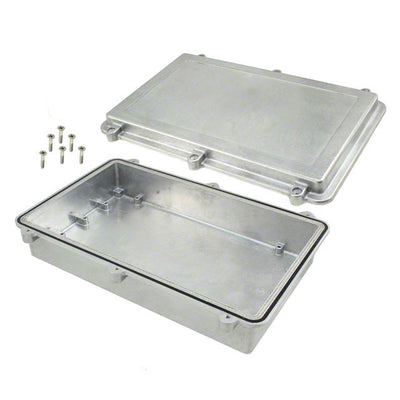 ANS-3809 by Bud Industries - BOX ALUM NAT 10.787""L X 6.811""W