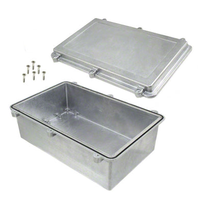 ANS-3811 by Bud Industries - BOX ALUM NAT 10.787""L X 6.811""W