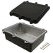 ANS-3819-B by Bud Industries - BOX ALUM BLACK 7.874""L X 5.906""W