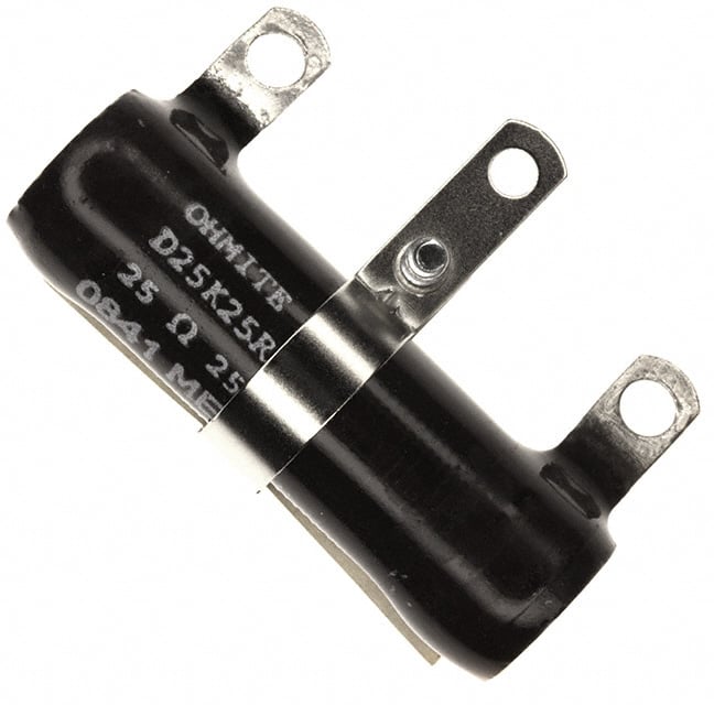 D25K25RE by Ohmite - 25W 25 OHMS VIT ADJ 10%