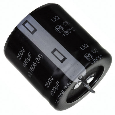 EET-UQ2E681KA by Panasonic Electronic Components - ALUMIN CAP 680UF 20% 250V SNAP