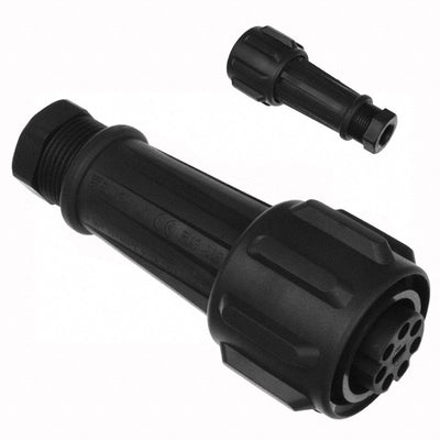 EXP-0911/07/S by Bulgin - CONNECTOR PLUG FMALE 7P NICKEL SCREW