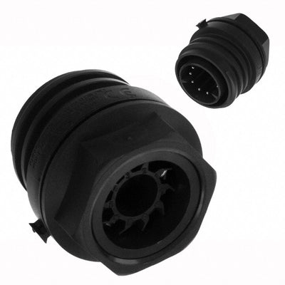 EXP-0931/10/P by Bulgin - CONNECTOR RECPT MALE 10P NICKEL SCREW