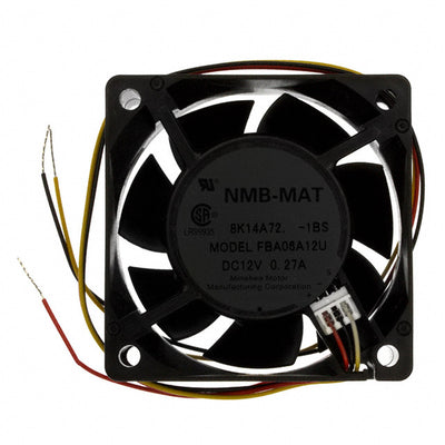 FBA06A12U1BS by NMB Technologies Corporation - FAN AXIAL 60X25.5MM 12VDC WIRE