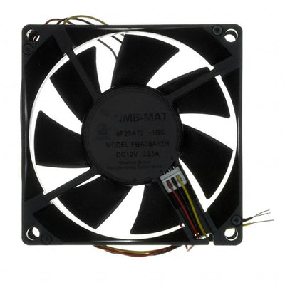 FBA08A12H1BS by NMB Technologies Corporation - FAN AXIAL 80X25.5MM 12VDC WIRE