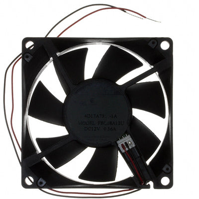 FBL08A12U1A by NMB Technologies Corporation - FAN AXIAL 80X25.5MM 12VDC WIRE