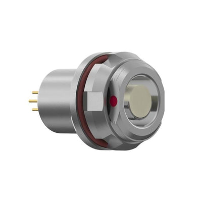 G80F1C-P03LJG0-0000 by ODU - CONNECTOR RECPT FMALE 3P GOLD SLDR CUP