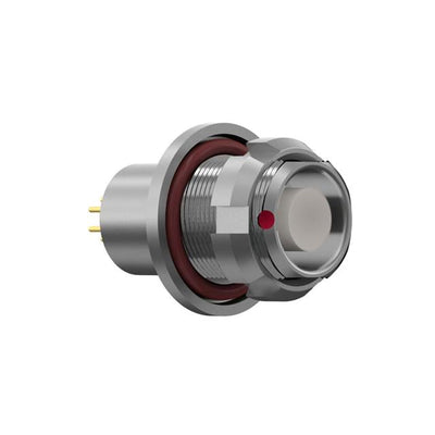 G81L0C-P02LPH0-0000 by ODU - CONNECTOR RECPT FMALE 2P GOLD SLDR CUP