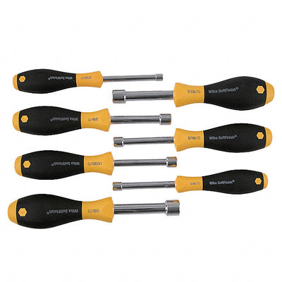 34390 by Wiha - NUT DRIVER SET HEX SOCKET 7PC