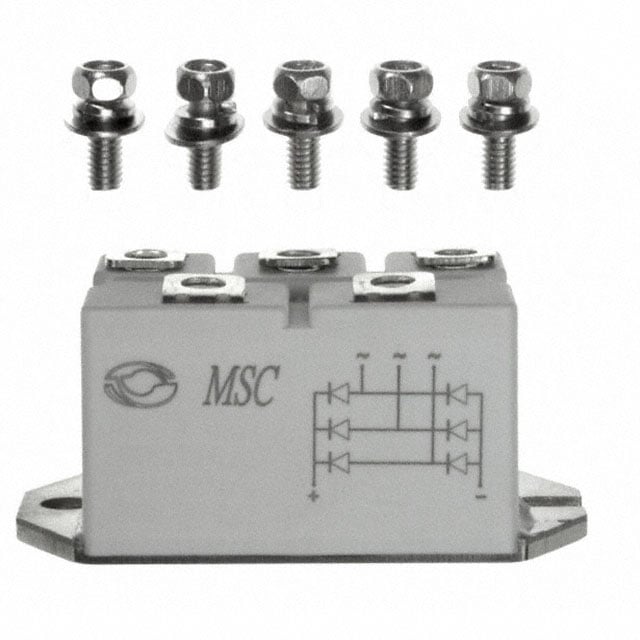 MSD75-16 by Microsemi Corporation - BRIDGE RECT 3PHASE 1.6KV 75A SM2