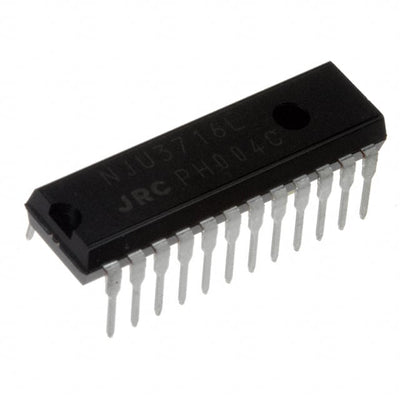 NJU3716L by Nisshinbo Micro Devices Inc. - IC CONVERT SER-PAR 16 BIT 24SDIP