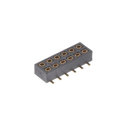 NPPN062GFNP-RC by Sullins Connector Solutions - CONNECTOR HDR 12POS 0.079 GOLD SMD