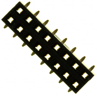 NPPN082FFKS-RC by Sullins Connector Solutions - CONNECTOR HDR 16POS 0.079 GOLD SMD