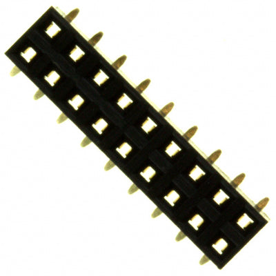 NPPN092FFKS-RC by Sullins Connector Solutions - CONNECTOR HDR 18POS 0.079 GOLD SMD