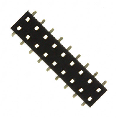 NPPN092GFNS-RC by Sullins Connector Solutions - CONNECTOR HDR 18POS 0.079 GOLD SMD