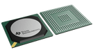 Electronic component with Texas Instruments logo on a clear background