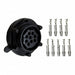 PX0727/S by Bulgin - CONNECTOR RECPT FMALE 9POS TIN CRIMP